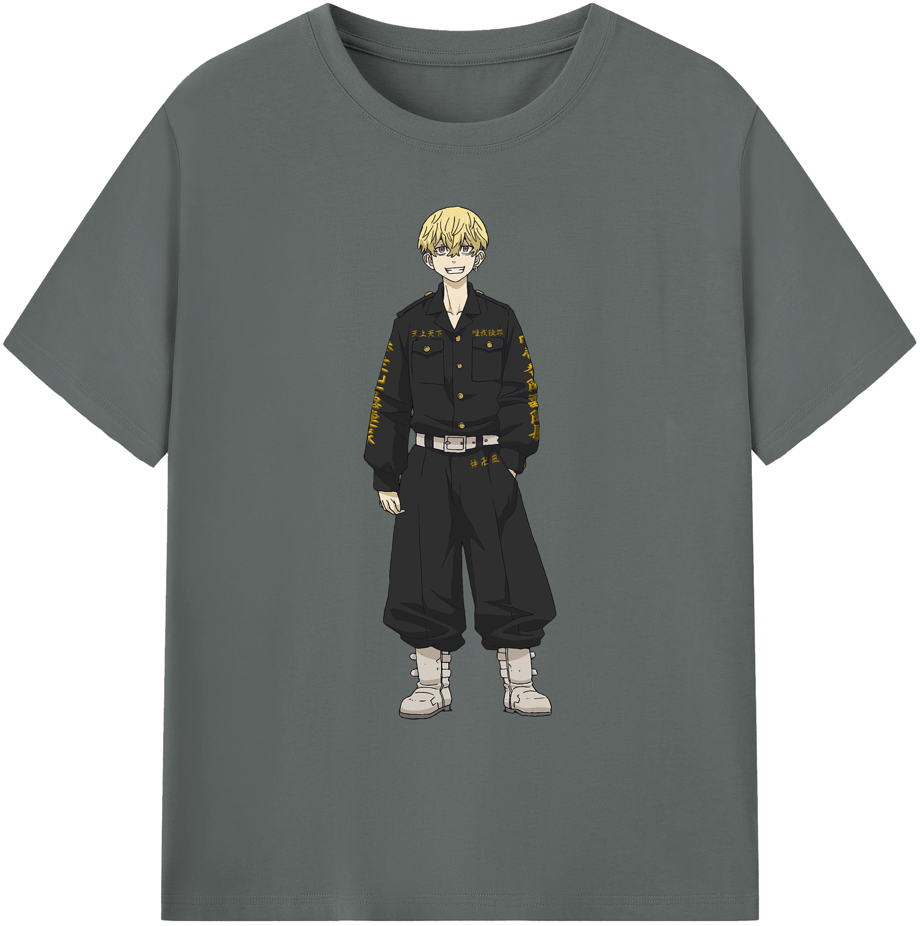 （画像用） 東京リベンジャーズ Tokyo Revengers 綿100％ メンズ半袖Tシャツ｜肌触りやわらか＆通気性